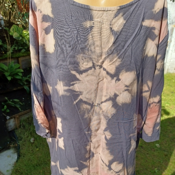 Vintage grey tie dye maxi skirt set and 2 tops - Picture 5 of 13